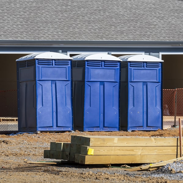 how can i report damages or issues with the porta potties during my rental period in Beldenville